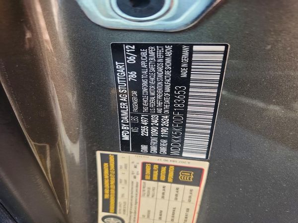 2013 MERCEDES-BENZ E-CLASS E350 — VINS