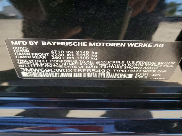 2026 BMW 3 SERIES — VINS