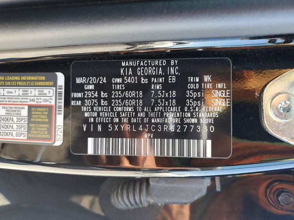 2024 KIA SORENTO S