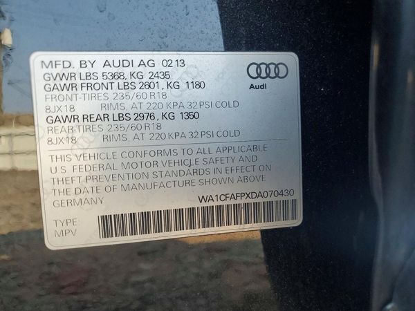 2013 AUDI Q5