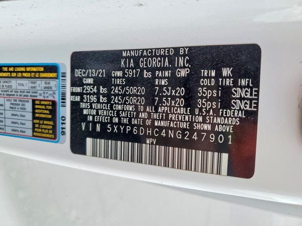 2022 KIA TELLURIDE