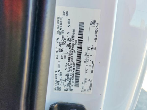 2017 FORD F150 Regular Cab — VINS