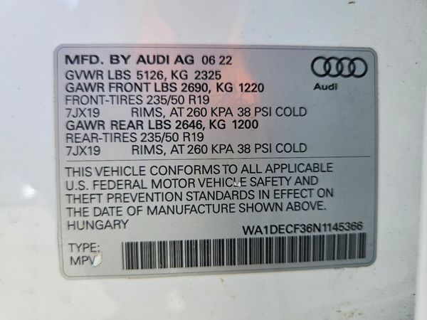 2022 AUDI Q3 S Line quattro Premium