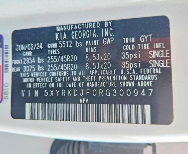 2024 KIA SORENTO