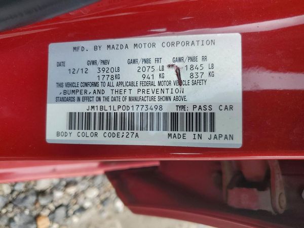 2013 MAZDA 3 Touring/GS