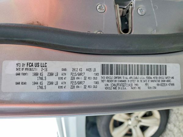 2016 JEEP PATRIOT LATITUDE FWD