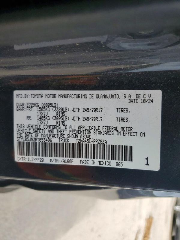 2024 TOYOTA TACOMA