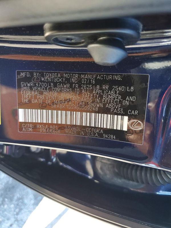 2016 LEXUS ES 350