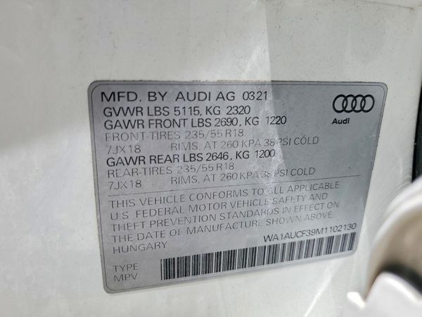 2021 AUDI Q3
