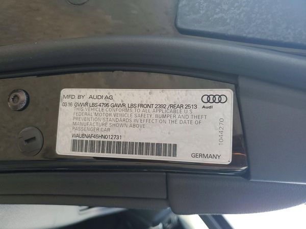 2017 AUDI A4 quattro Premium Plus