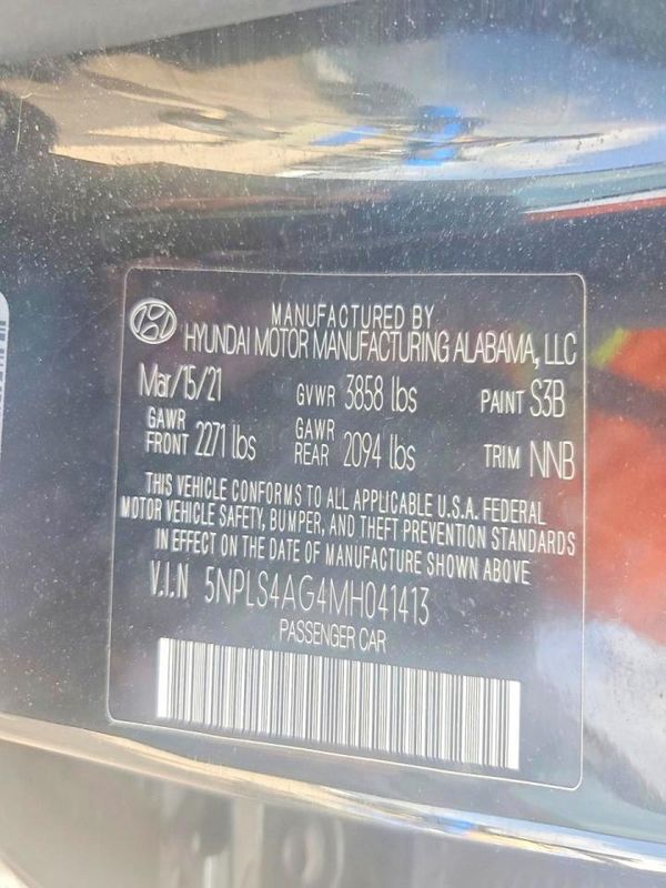 2021 HYUNDAI ELANTRA SEL w/ Convenience Pkg