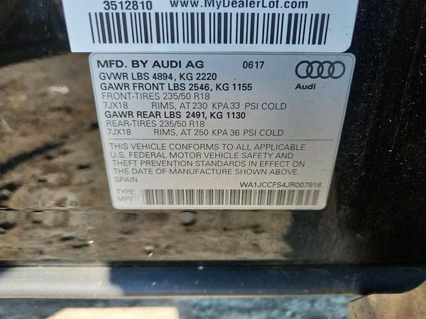 2018 AUDI Q3