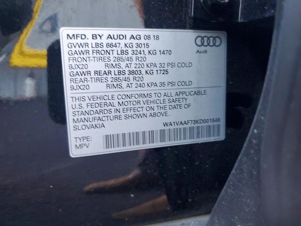2019 AUDI Q7