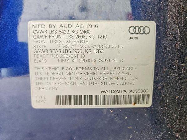 2017 AUDI Q5 quattro Premium Plus