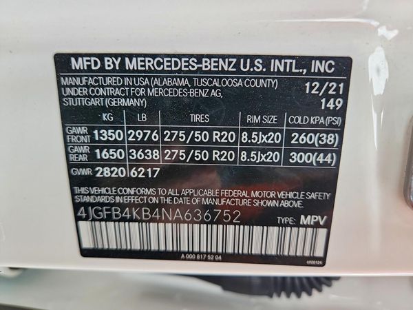 2022 MERCEDES-BENZ GLE GLE350 4MATIC