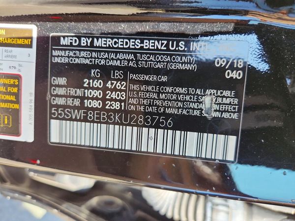 2019 MERCEDES-BENZ C C300-4M