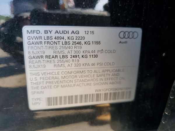 2016 AUDI Q3 quattro Prestige