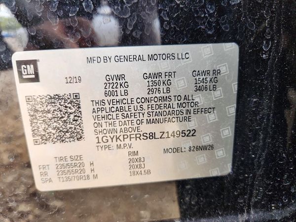 2020 CADILLAC XT6
