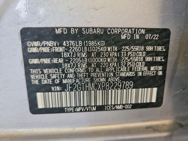 2023 SUBARU CROSSTREK