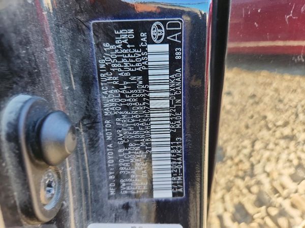 2017 TOYOTA COROLLA