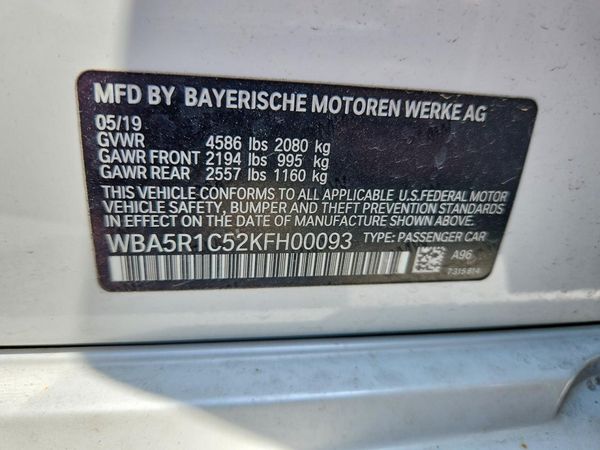 2019 BMW 330I
