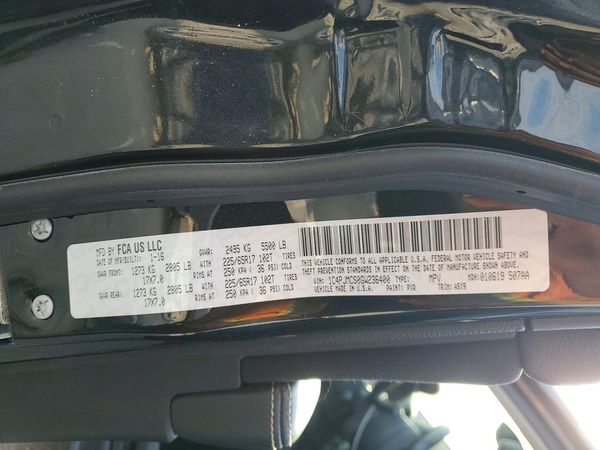 2016 JEEP CHEROKEE LATITUDE 4X4