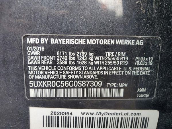 2016 BMW X5 xDrive35i