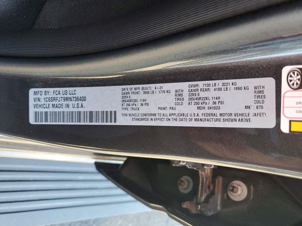 2021 RAM 1500 Laramie