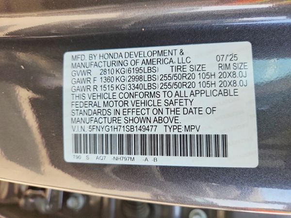 2025 HONDA PILOT