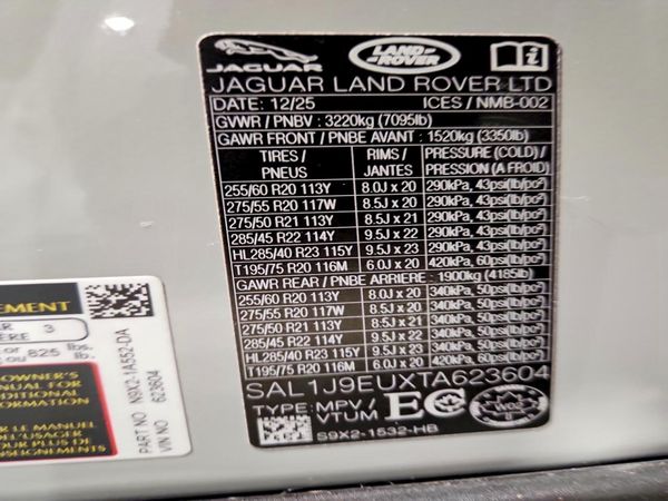2026 LAND ROVER RANGE ROVER SPORT
