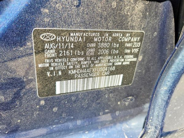 2015 HYUNDAI ELANTRA