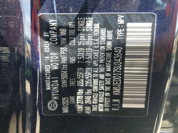 2025 HYUNDAI TUCSON HYBRID Limited