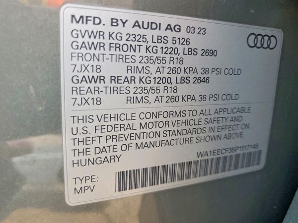 2023 AUDI Q3