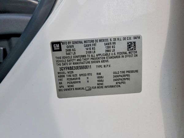 2014 CADILLAC SRX Luxury