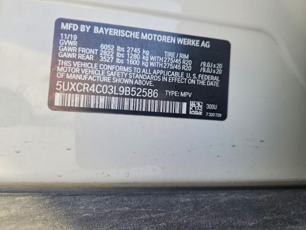 2020 BMW X5 sDrive40i