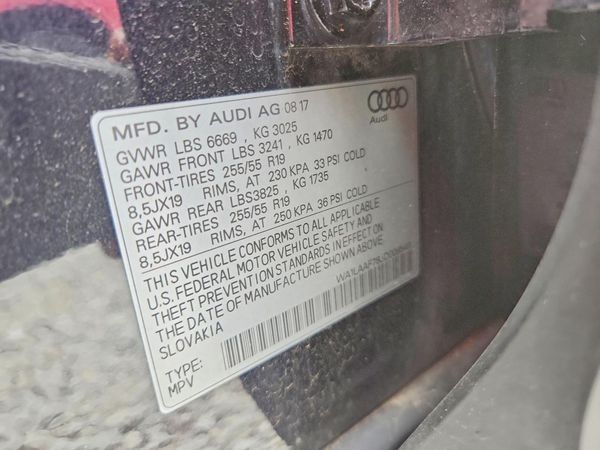 2018 AUDI Q7 quattro Premium Plus