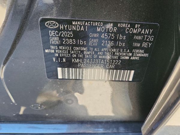 2026 HYUNDAI SONATA Blue