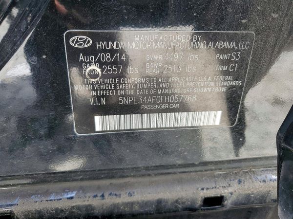 2015 HYUNDAI SONATA