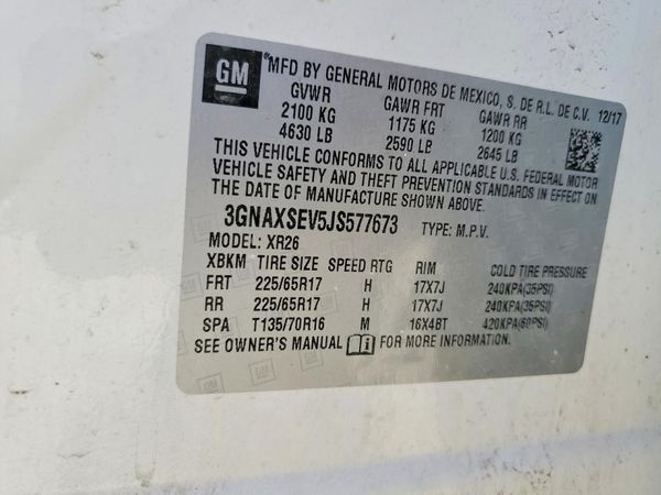 2018 CHEVROLET EQUINOX LT (1LT)