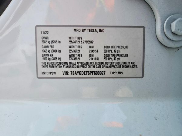 2023 TESLA MODEL Y