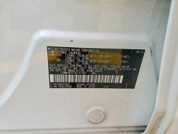2016 TOYOTA RAV4 LE (X Grade)