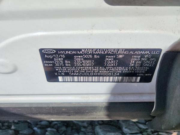 2017 HYUNDAI SANTA FE SPORT