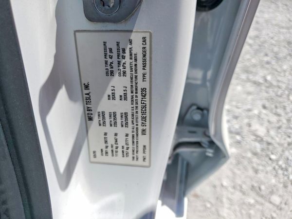 2020 TESLA MODEL 3