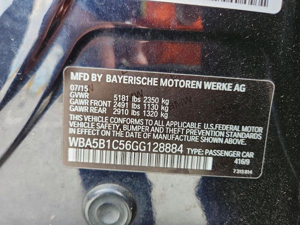 2016 BMW 535