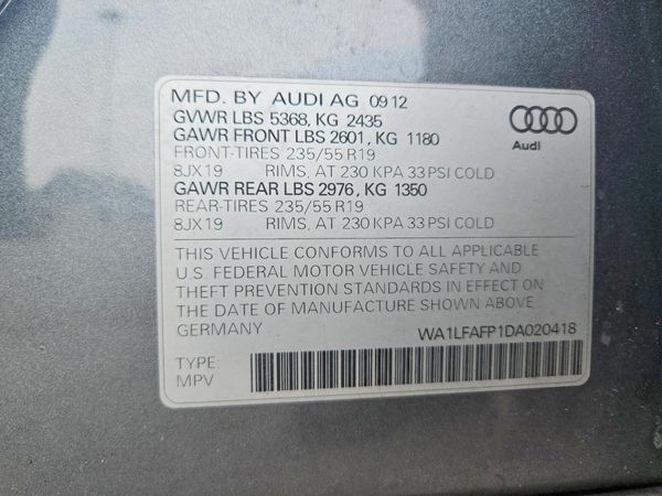 2013 AUDI Q5 Premium Plus