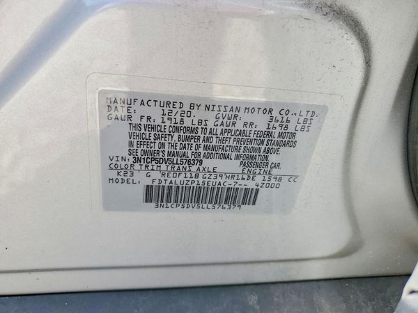 2020 NISSAN KICKS