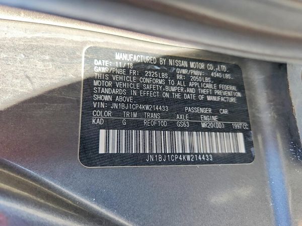 2019 NISSAN ROGUE SPORT