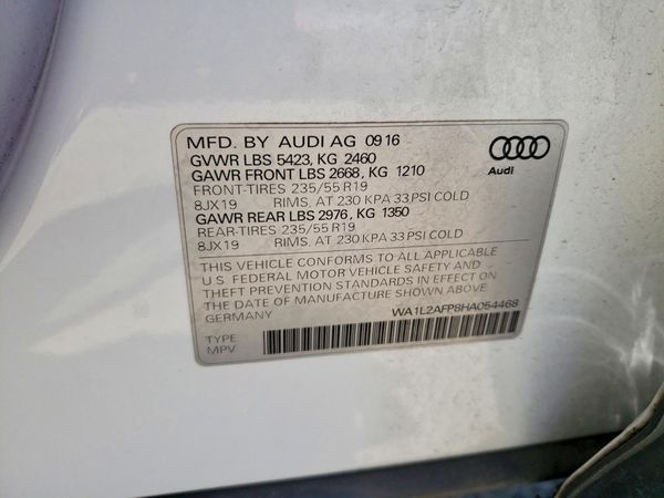 2017 AUDI Q5 quattro Premium Plus