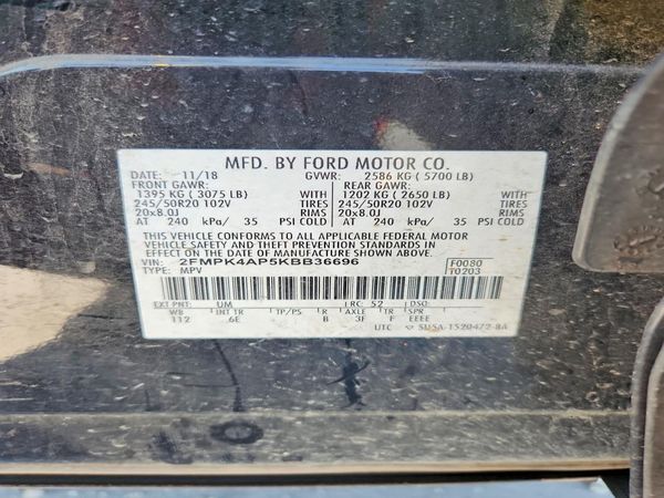 2019 FORD EDGE