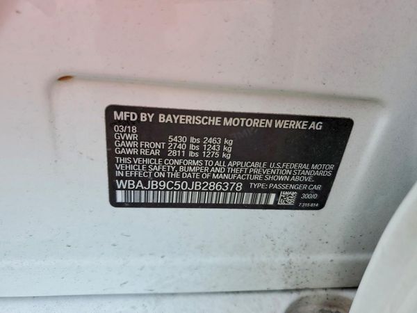 2018 BMW M550XI xDrive